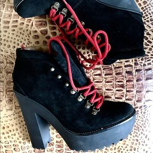Ralph Lauren suede booties